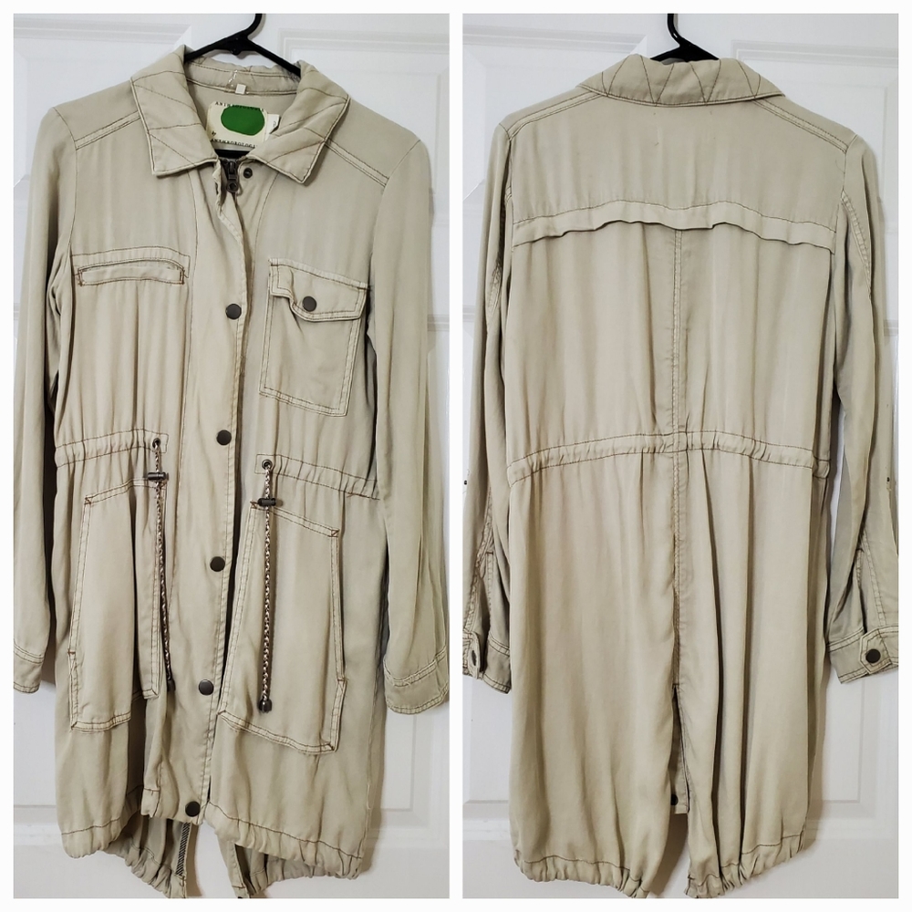 NWOT Anthropologie Lightweight Utility Jacket Size XS
